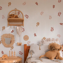 Kid's Room Wall Stickers Leaf Decor Wall Decoration for Children Bedroom,Playroom (without EN71 Certification)