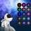 BL-TKG Space Dog Starry Sky Projector Projection Night Light Bluetooth-compatible Speaker (USB Powered) 3