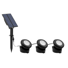 TS-S5405 3 in 1 Solar Underwater Lights IP68 Waterproof Pond Fish Tank Landscape Lamp,Base Type