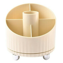 Rotating Makeup Brush Holder Eyeshadow Brushes Eyeliner Lipstick Cosmetic Stationery Organizer