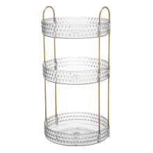 Rotating 3-Tier Vanity Makeup Organizer Cosmetics Skincare Perfume Lipstick Storage Rack