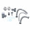 Double Kitchen Sinks Drain Kit Flexible Sink Drain Pipe with Anti-Odor Sealing 8