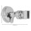 Universal Adjustable Handheld Shower Head Holder Suction Cup Holder Full Plating Shower Head Bathroom Bracket,Style A 7
