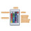 Trapezoid Portable Lantern Lamp 16 Colors Brightness Adjustable USB Rechargeable LED Light with Remote Controller 9