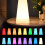Trapezoid Portable Lantern Lamp 16 Colors Brightness Adjustable USB Rechargeable LED Light with Remote Controller 4