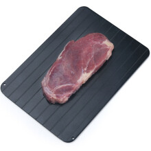 Frozen Food Meat Quick Defrosting Plate Aluminum Fast Defrost Tray,Size M: 29.5*20.8*0.2cm (No FDA Certificate)