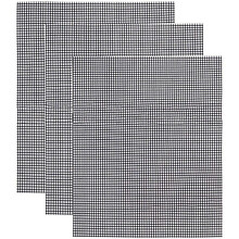 3Pcs 30x40cm Fiberglass BBQ Mesh Mat Non-stick High Temp Resistant Grilling Pad BPA Free