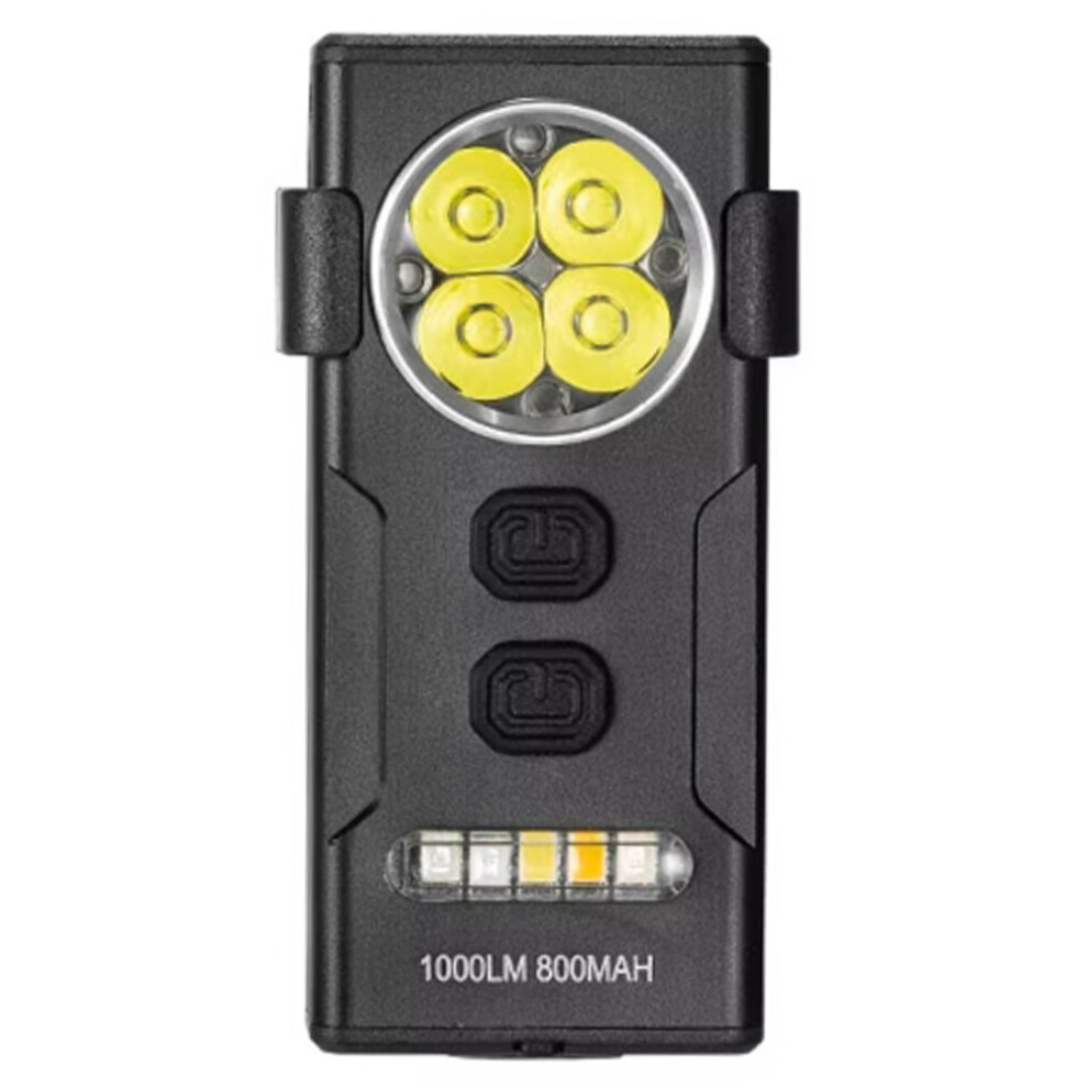 D84 Magnetic Mini Keychain Work Light 4-LED Flat Portable Flashlight with Multi-Color Modes/Strong Magnet/Clip-On Design-image-OPC-PJS7GYW-NEW