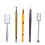 5Pcs Nail Magnet Tool Set With Double Head Flower 10
