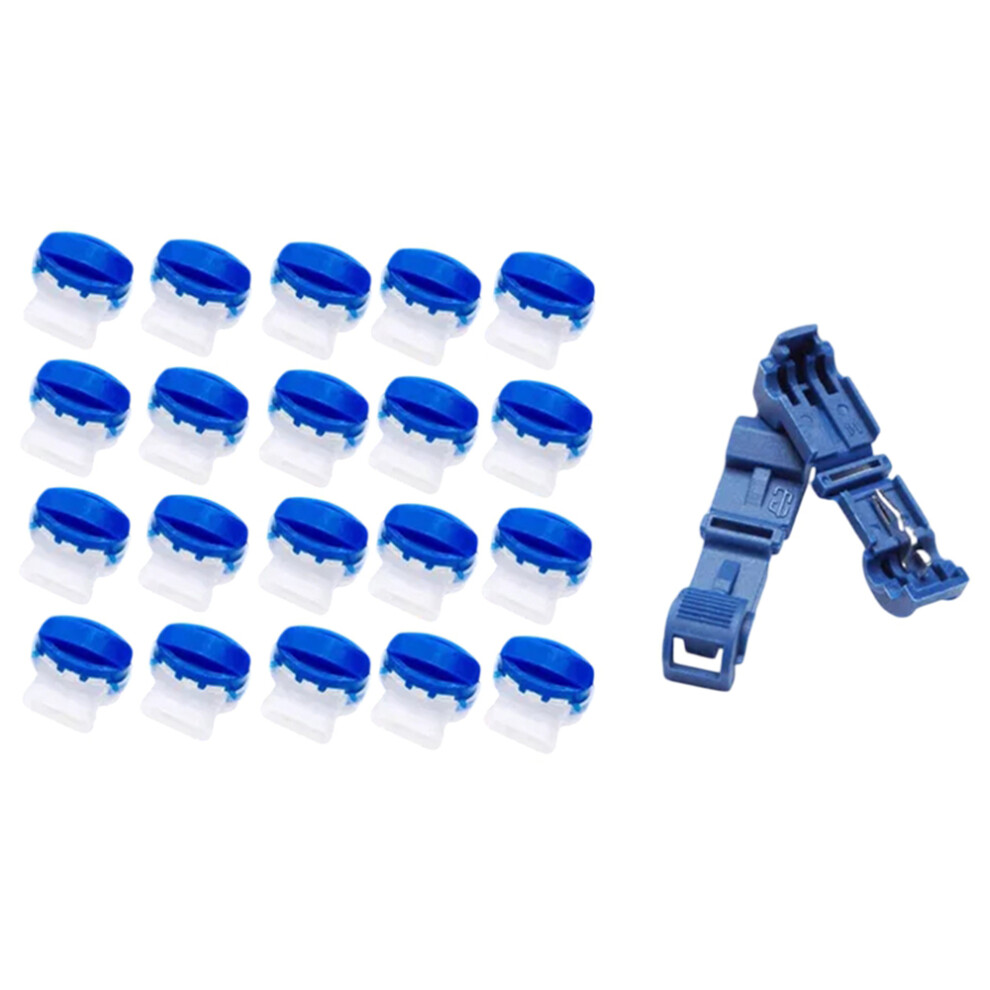 314 20Pcs Wire Connectors For Garden Lawn Mower Terminal Blocks Robotic Lawnmower Connectors With 2 Cable Clamps 6914279949820