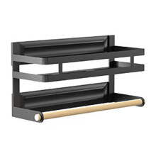 003XH-002 No-Drill Magnetic Storage Holder for Refrigerator,Kitchen Storage Rack,Wrap Dispenser,Towel Holder
