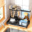 006-MB-7040-BK Chopsticks Knife Fork Holder Dishcloth Rack Multi-Layer Sink Organizer for Kitchen 5