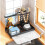 006-MB-7040-BK Chopsticks Knife Fork Holder Dishcloth Rack Multi-Layer Sink Organizer for Kitchen 7