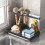 006-MB-7040-BK Chopsticks Knife Fork Holder Dishcloth Rack Multi-Layer Sink Organizer for Kitchen 6