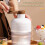 Shaved Ice Machine Plastic Portable Ice Crusher Ice Shaver with 2pcs Ice Cube Trays 7
