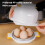 Microwave Oven Egg Steamer 4 Grids Egg Cooker Egg Boiler with Egg Cutter Tool for Home Breakfast 8