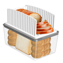Bread Slicer DIY Adjustable Toast Loaf Slicing Machine Bread Cutting Guide Tool (BPA Free,No FDA)