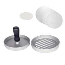Burger Press 100Pcs Patty Papers Set Non-Stick Hamburger Press Meat Beef Burger Maker (BPA Free,No FDA Certified)