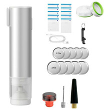 Handheld Vacuum Sealer Food Saver Machine with LED Display for Jars/Storage Bags