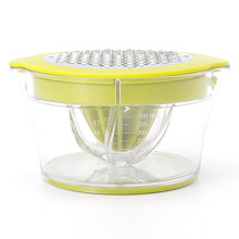 MYJ Manual Juicer Garlic Grater Multifunctional Hand Fruit Presser with 400ml Measuring Container (BPA Free,No FDA Certificate)