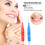 50Pcs Retractable Interdental Brushes Teeth Gap Cleaning Soft Bristles Interdental Brushes 4