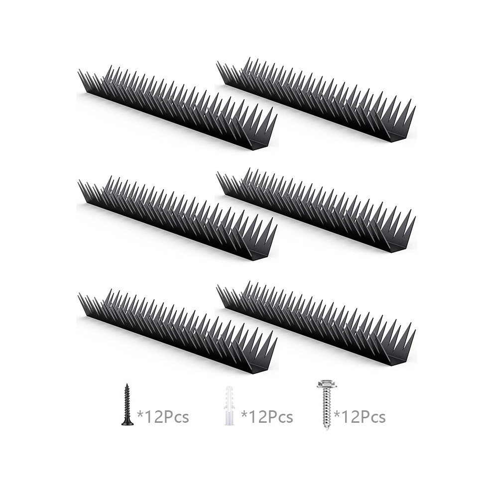 6Pcs Anti Climb Fence Spikes Metal Wall Security Deterrent Outdoor Garden Fencing Intruder Prevention Spikes 6914274581063