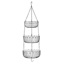 001-ZJD-SB1 3-Layer Hanging Basket Potted Plant Vegetable Fruit Basket (BPA-free,No FDA Certificate)