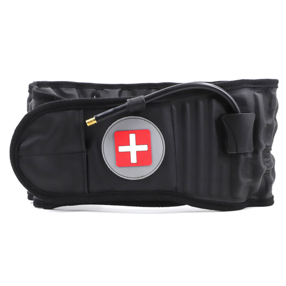 Lumbar Traction Belt Decompression Back Belt Inflatable Waist Belt Back Support Belt for Lower Back Pain