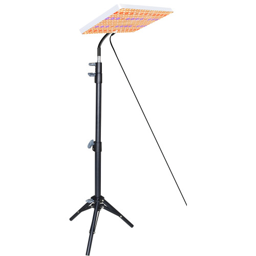 Style G Rectangular Sunlight Simulation Plant Grow Light with Tripod VEG and BLOOM Full Brightness LED Growing Lamp,EU Plug 1