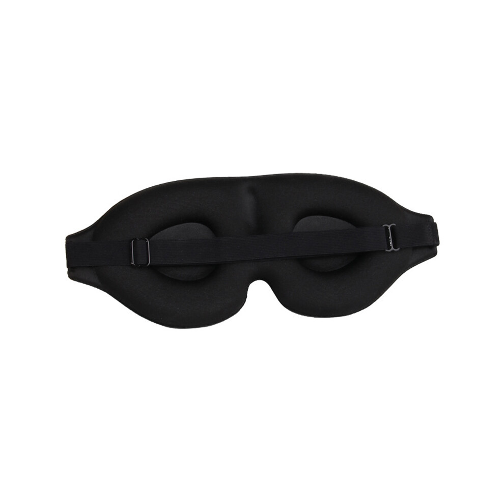 Ergonomic 3D Sleeping Mask Polyester Eye Mask Blindfold with Adjustable Strap