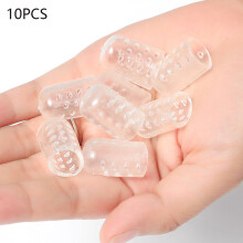 10Pcs Pain Relief Silicone Toe Protectors Breathable Toe Covers for Ingrown Toenails/Corns/Blisters
