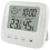 E0828 Smile Face Digital Alarm Clock Multi-Function Household Thermometer Hygrometer (No Backlit) 2
