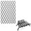 7.5x11.8 Inch Solid Steel Fireplace Grate Ember Retainer Mesh Keep Burning Embers from Falling 2