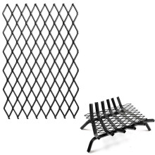 7.5x11.8 Inch Solid Steel Fireplace Grate Ember Retainer Mesh Keep Burning Embers from Falling
