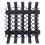 9.8x16.1 Inch Solid Steel Fireplace Grate Ember Retainer Mesh Keep Burning Embers from Falling 4