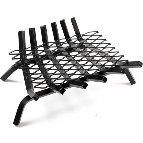 7.5x11.8 Inch Solid Steel Fireplace Grate Ember Retainer Mesh Keep Burning Embers from Falling 2