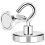 E12 3kg Pull Force Magnetic Steel Hook Kitchen Refrigerator Iron Door Hanging Hook 2