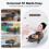 Non Slip Hot Tub Caddy Tray Adjustable Spa Side Table Plastic Drink Cup Holder 8