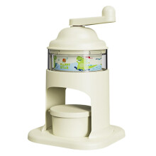 Home Manual Ice Shaver Machine Kids Cartoon Design Ice Crusher Hand Crank Snow Cone Maker (BPA Free,No FDA)