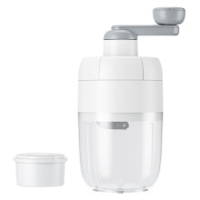 ABS Manual Ice Shaver Machine Portable Hand Crank Ice Crusher Snow Cone Maker (BPA Free,No FDA)