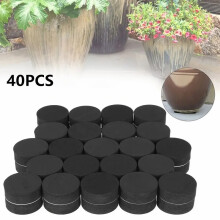 40Pcs Flower Pot Feet Non-Slip Self-Adhesive EVA Plant Pots Round Heighten Pads 30MM*10MM