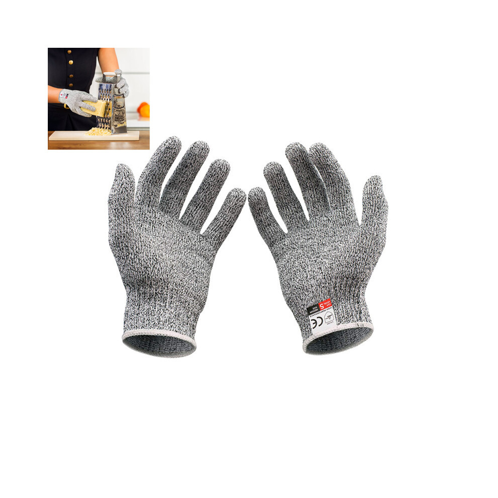 Outdoor Fishing Full Finger Gloves Hppe Cut Resistant Level 5 Protection Gloves,Size: Xl/Grey Edge 6914276787630
