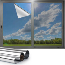 45 x 200cm Window Privacy Film Office Home Balcony One Way UV Blocking Static Cling Glass Film
