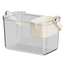 Outdoor Picnic Home Party Ice Bucket Carrying Basket with Inner Small Basket for Beer Champagne Wine Cooling