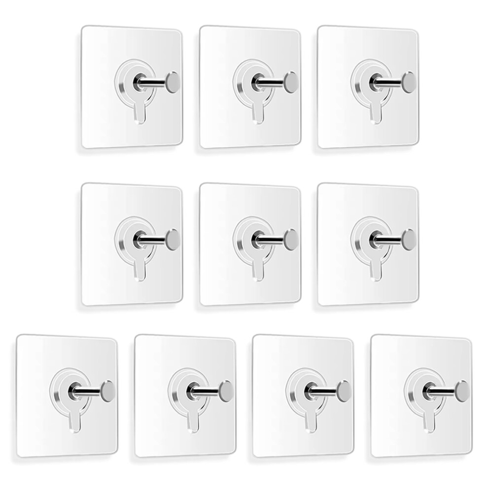 10Pcs Adhesive Wall Wall Mounting Hooks Hanging Nails For Picture Frames Photo Keys 6914277317515