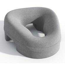 Ergonomic Face Down Pillow Memory Foam Massage Headrest Cushion for Post Surgery Recovery