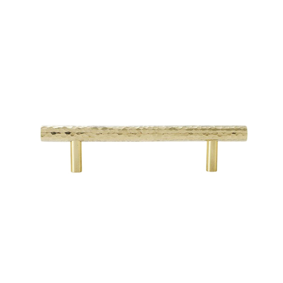 96Mm Hole Spacing Hammered Texture Drawer Pull Cabinet Wardrobe European Style Brass Handle 6914274722664