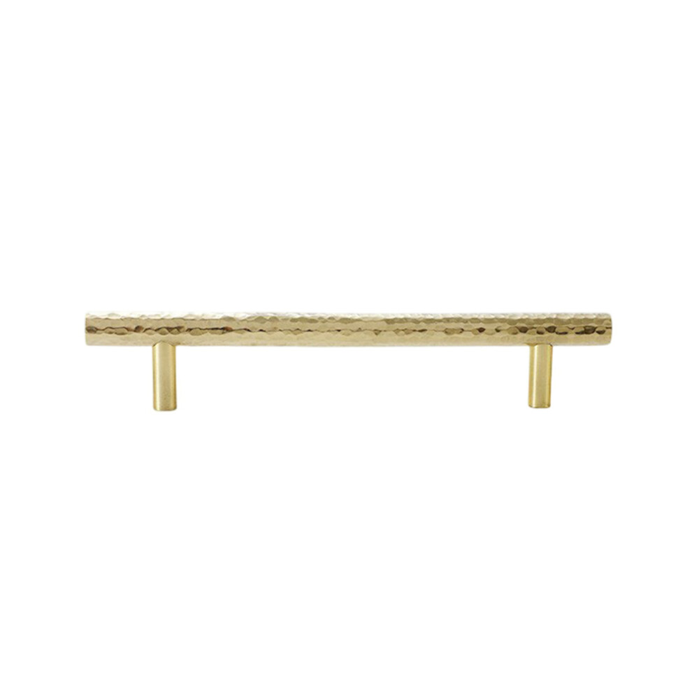 128Mm Hole Spacing Hammered Texture Drawer Pull Cabinet Wardrobe European Style Brass Handle 6914272814859