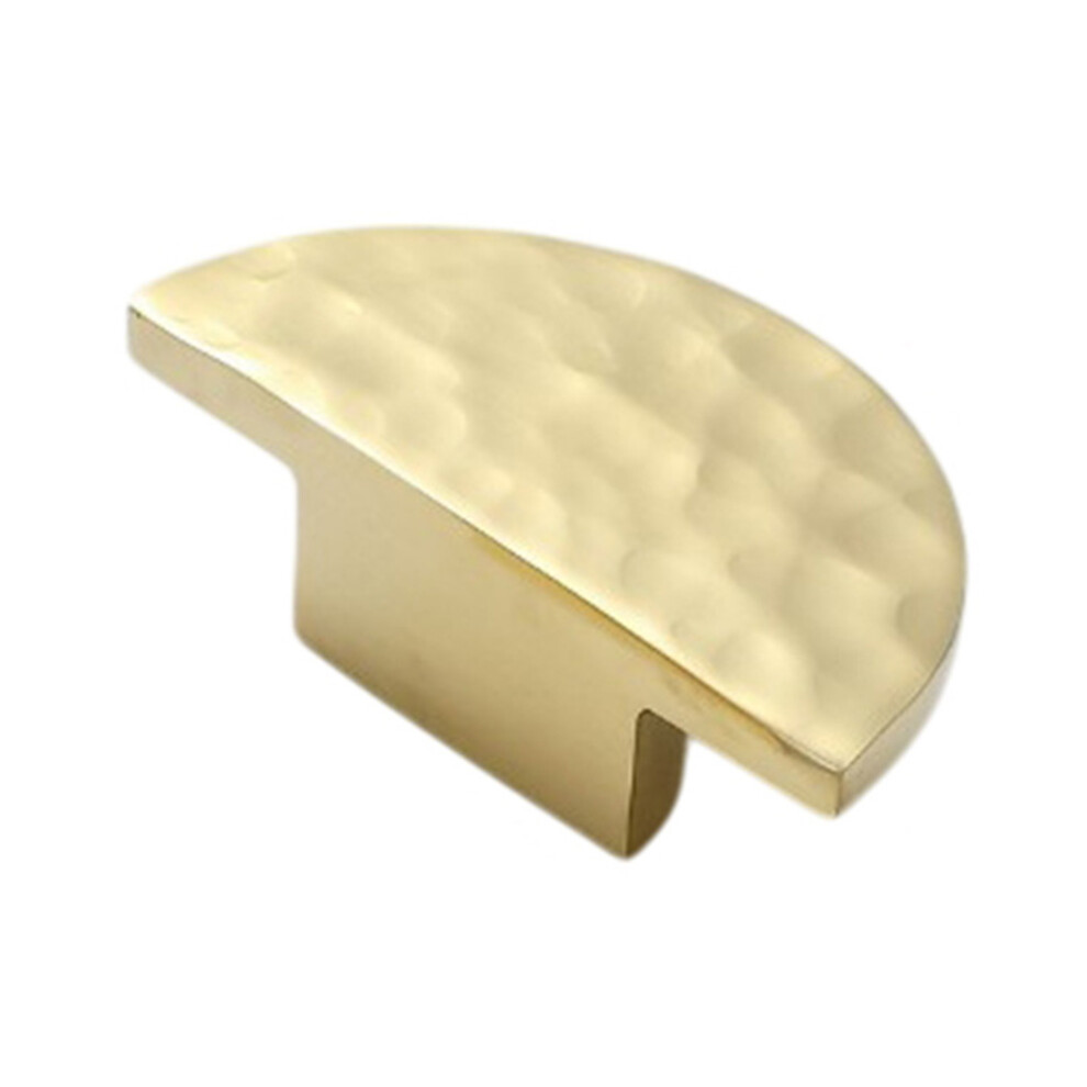 Semicircle Hammered Texture Single Hole Cabinet Handle European Style Drawer Wardrobe Door Brass Pull Knob 6914270187290