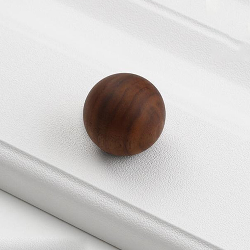 6564 30Mm Drawer Pull Knob Single Hole Wooden Round Ball Cabinet Wardrobe Handle 6914274729779